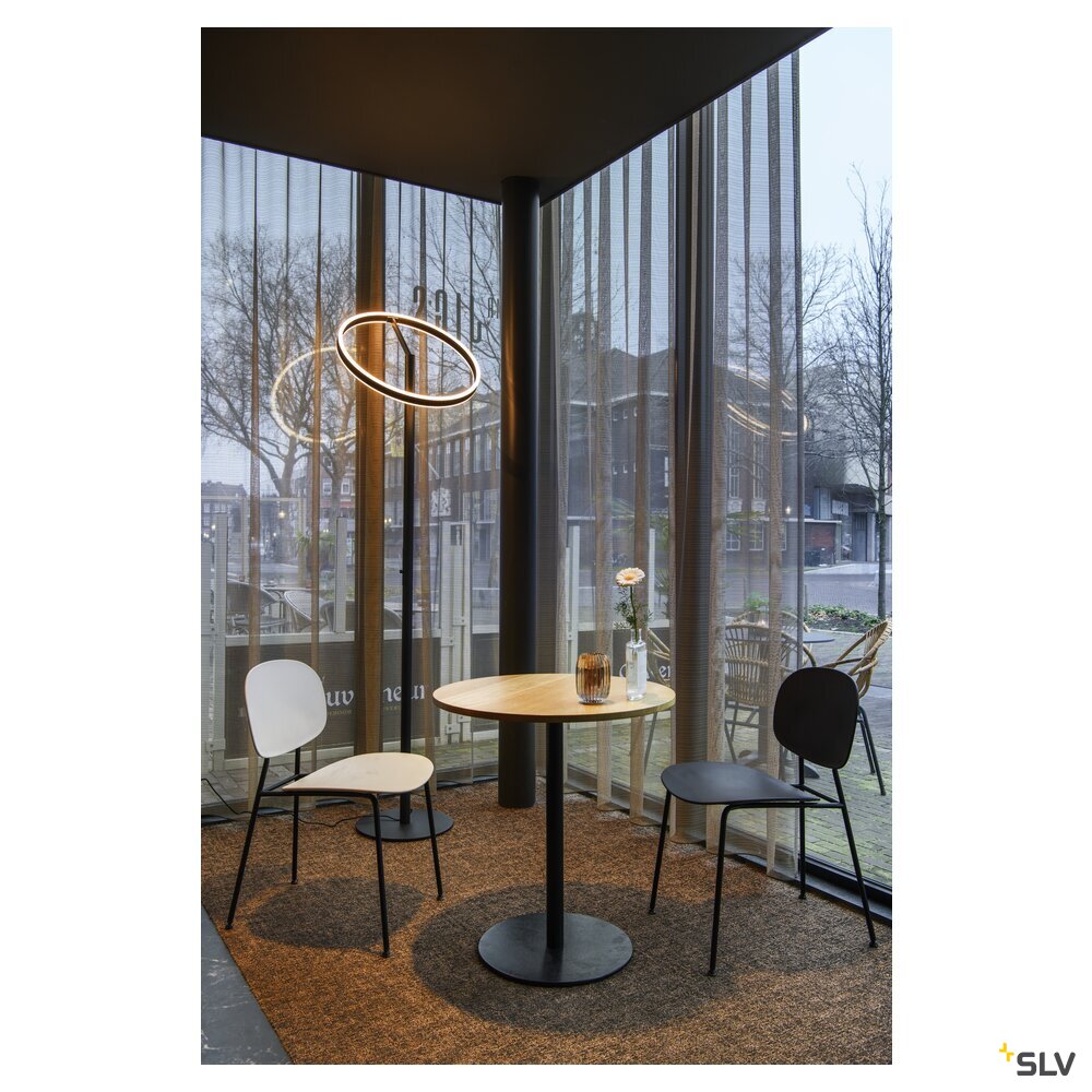 SLV ONE STRAIGHT FL, Free-standing lamp black 20 W 1200/1200 lm 2700/3000 K CRI 90 140° 1006355
