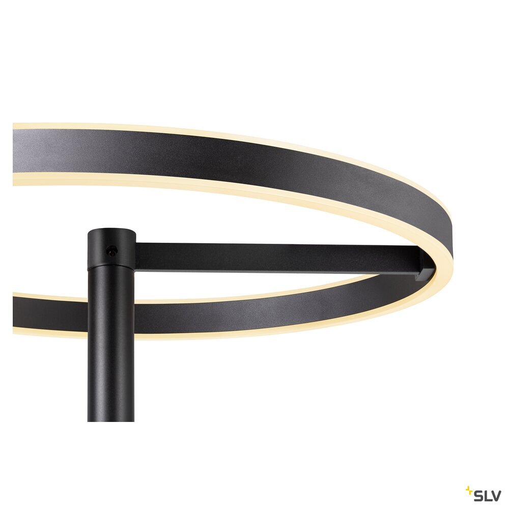 SLV ONE STRAIGHT FL, Free-standing lamp black 20 W 1200/1200 lm 2700/3000 K CRI 90 140° 1006355