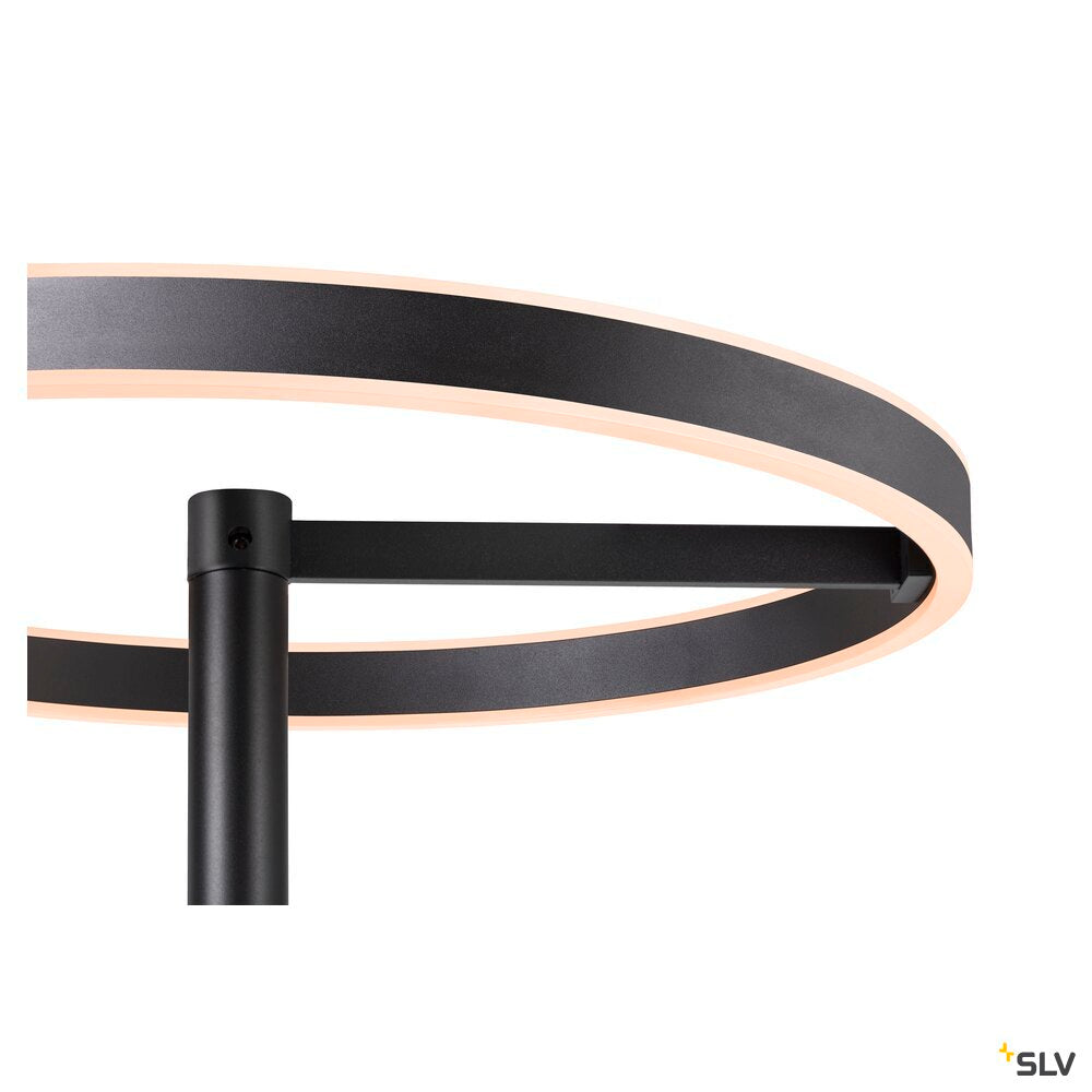 SLV ONE STRAIGHT FL, Free-standing lamp black 20 W 1200/1200 lm 2700/3000 K CRI 90 140° 1006355
