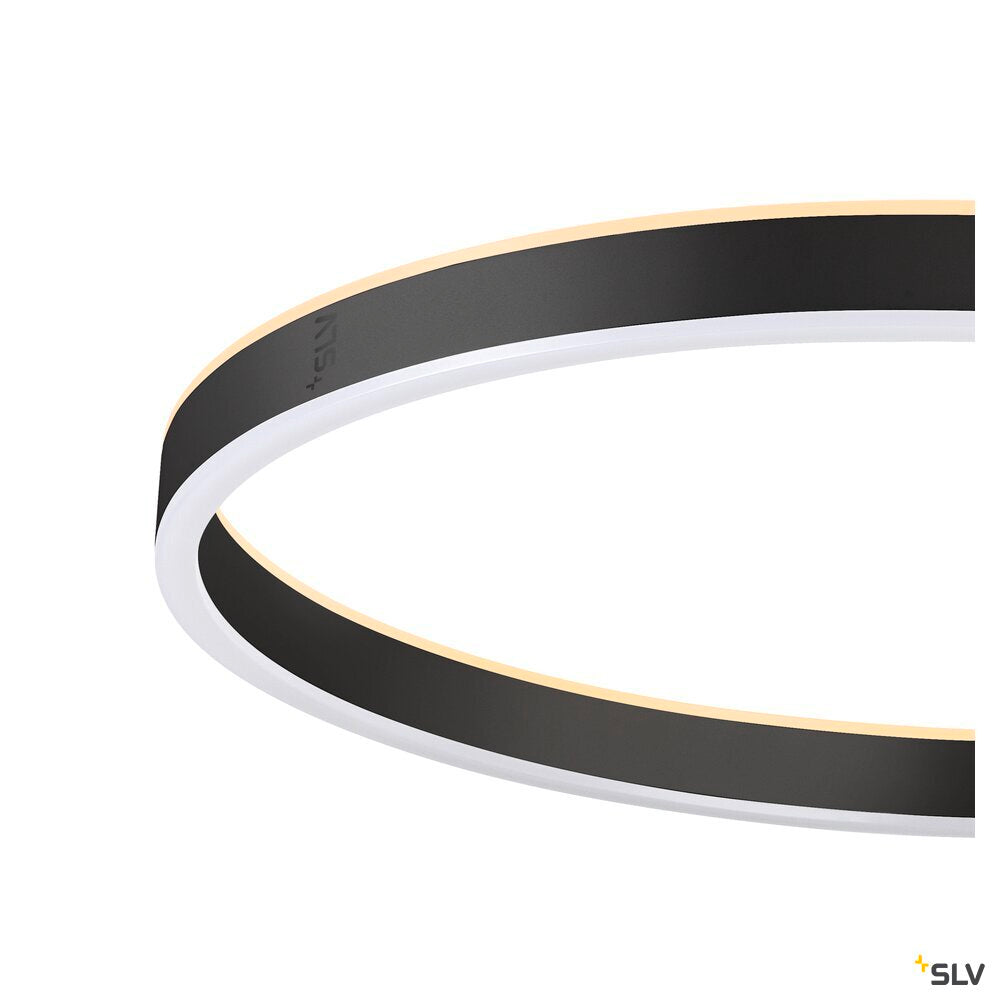 SLV ONE STRAIGHT FL, Free-standing lamp black 20 W 1200/1200 lm 2700/3000 K CRI 90 140° 1006355