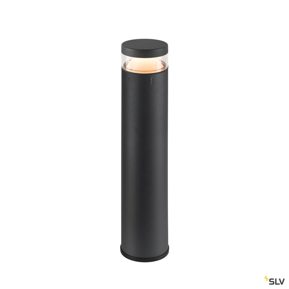 SLV M-POL S Polehead 360°, low-glare, lamp head, anthracite, 10W, 750lm, 2700K, CRI80 1007232