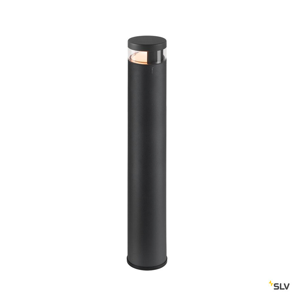 SLV M-POL S Polehead 180°, low-glare, lamp head, anthracite, 10W, 750lm, 2700K, CRI80, DALI 1007235