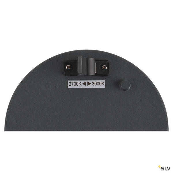 SLV M-POL M Polehead, Lamp head, anthracite, 11W, 470/510lm, 2700/3000K, CRI90 1006383
