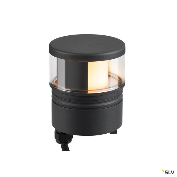 SLV M-POL S Polehead, Shader lamp head, anthracite, 11W, 285/310lm, 2700/3000K, CRI90 1006387