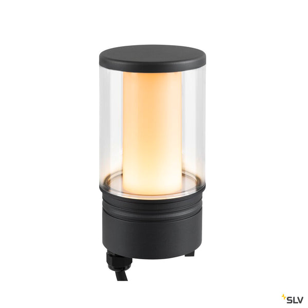 SLV M-POL M Polehead, Lamp head, anthracite, 19W, 1150/1230lm, 2700/3000K, CRI90, DALI 1006390