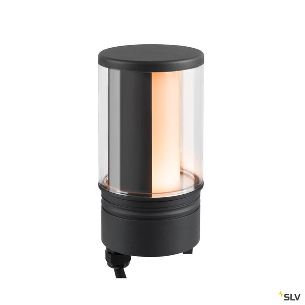 SLV M-POL M Polehead, Shader lamp head, anthracite, 19W, 820/870lm, 2700/3000K, CRI90, DALI 1006394