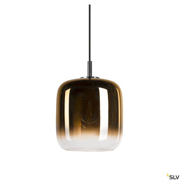 SLV PANTILO 20 PD, E27 pendant light, gold/chrome 1006395
