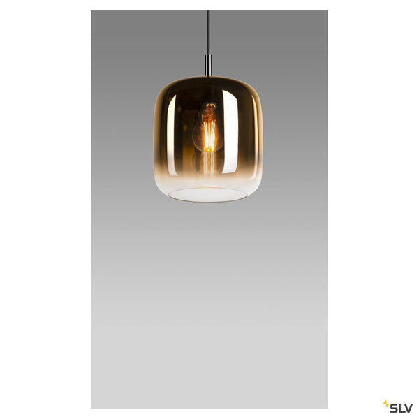 SLV PANTILO 20 PD, E27 pendant light, gold/chrome 1006395