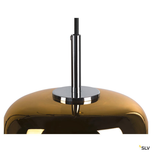 SLV PANTILO 20 PD, E27 pendant light, gold/chrome 1006395