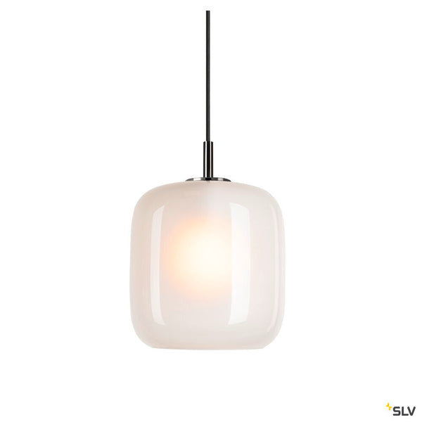SLV PANTILO 20 PD, E27 pendant light, white/chrome 1006396