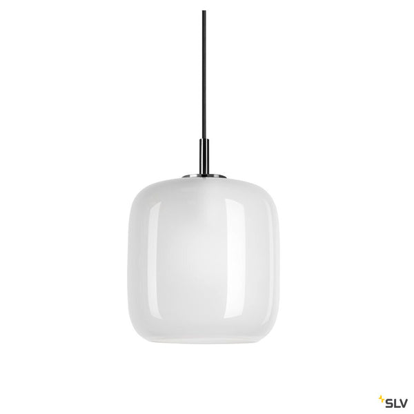 SLV PANTILO 20 PD, E27 pendant light, white/chrome 1006396