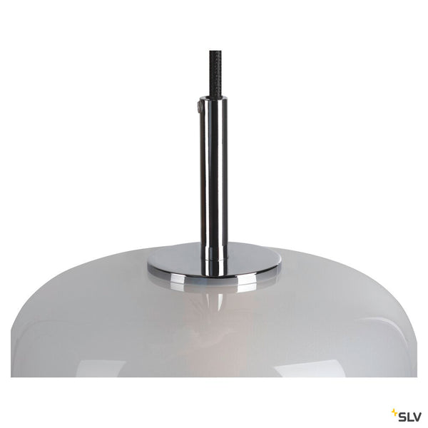SLV PANTILO 20 PD, E27 pendant light, white/chrome 1006396