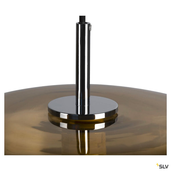SLV PANTILO 28 PD, E27 pendant light, gold/chrome 1006397