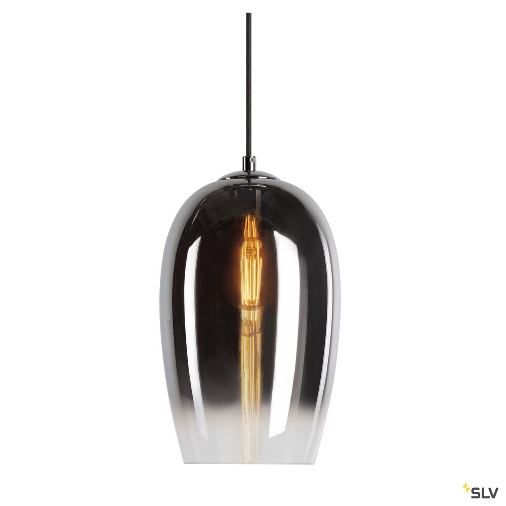 SLV PANTILO OVAL PD, E27 pendant light, chrome 1006398