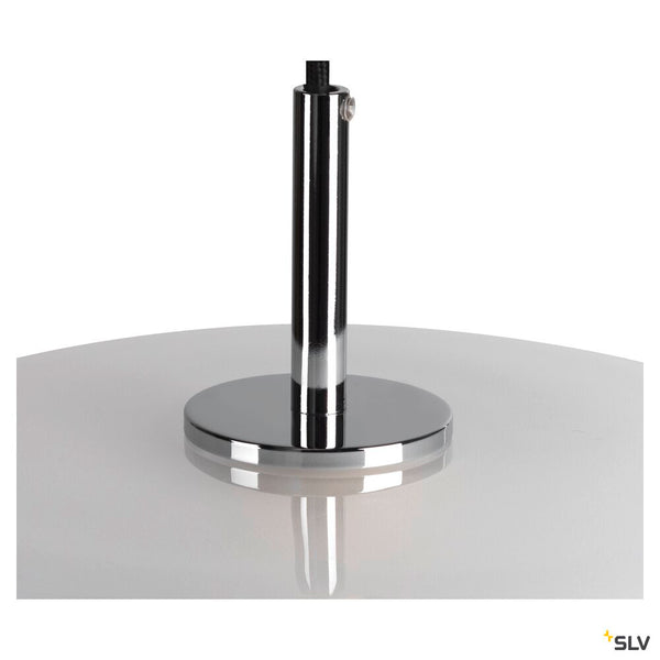 SLV PANTILO 28 PD, E27 pendant light, white/chrome 1006399