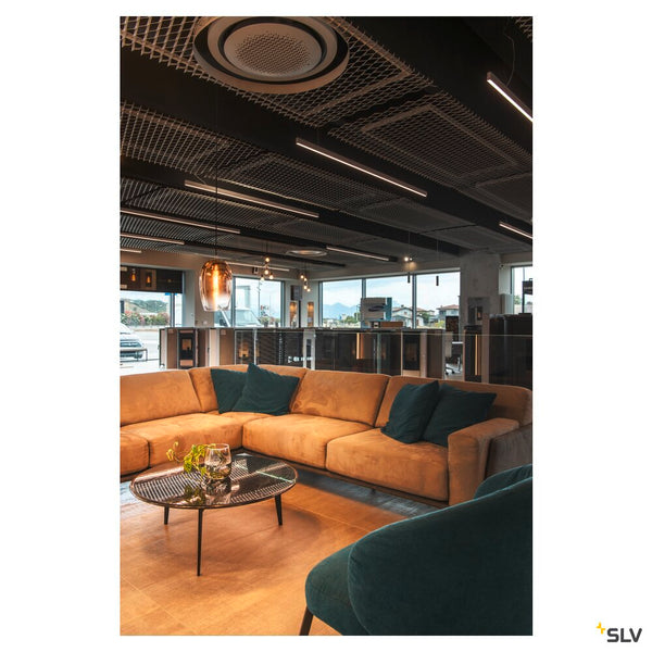 SLV PANTILO OVAL PD, E27 pendant light, copper, 15W 1006400