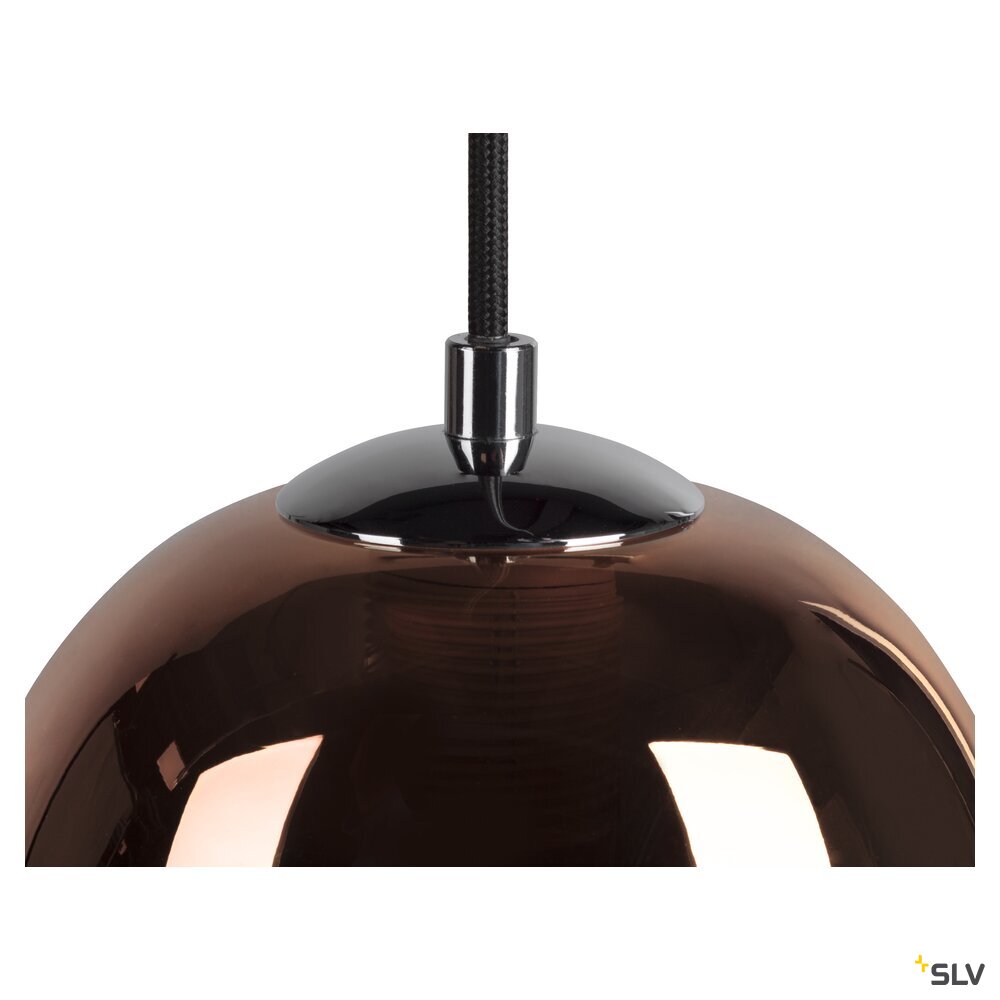 SLV PANTILO OVAL PD, E27 pendant light, copper, 15W 1006400