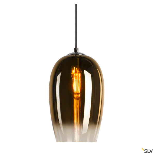 SLV PANTILO OVAL PD, E27 pendant light, gold 1006403
