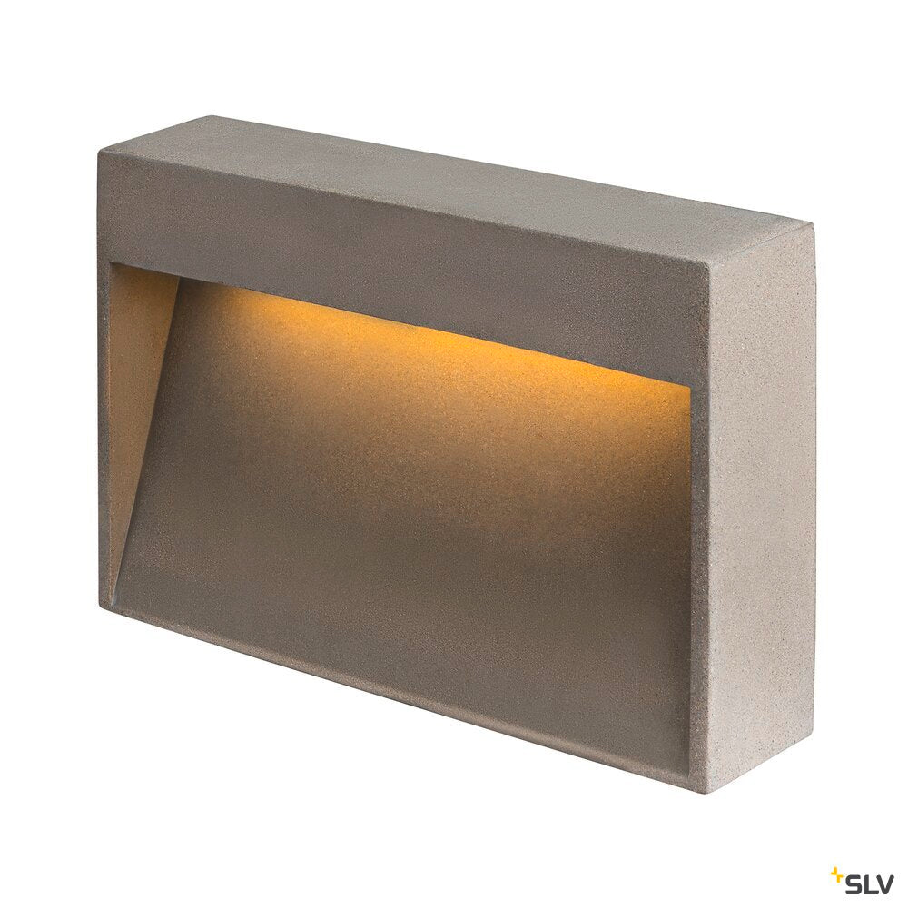 SLV CONCRETO M, WL wall-mounted light grey, 8.5W, 350lm, 3000K 1006404