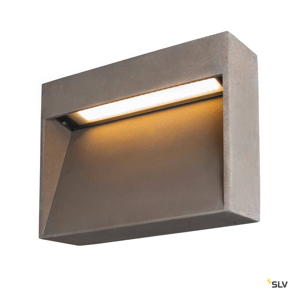 SLV CONCRETO M, WL wall-mounted light grey, 8.5W, 350lm, 3000K 1006404
