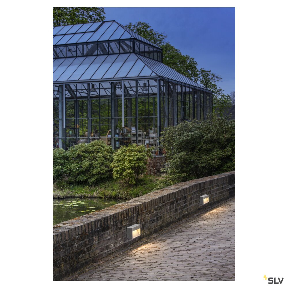 SLV CONCRETO M, WL wall-mounted light grey, 8.5W, 350lm, 3000K 1006404