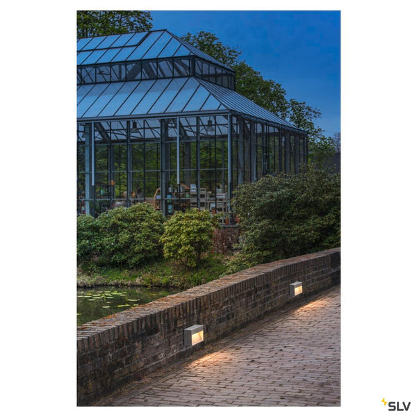 SLV CONCRETO M, WL wall-mounted light grey, 8.5W, 350lm, 3000K 1006404