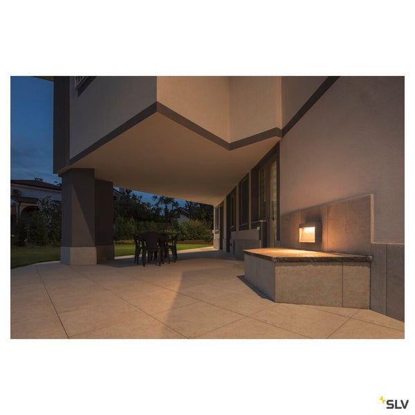 SLV CONCRETO L, WL wall-mounted light grey, 12W, 570lm, 3000K 1006405