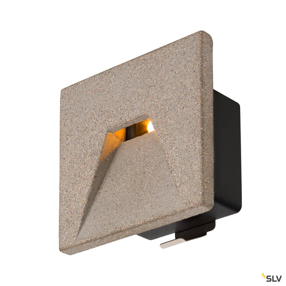 SLV CONCRETO EL, recessed wall light grey, 3.2W, 45lm, 3000K 1006406