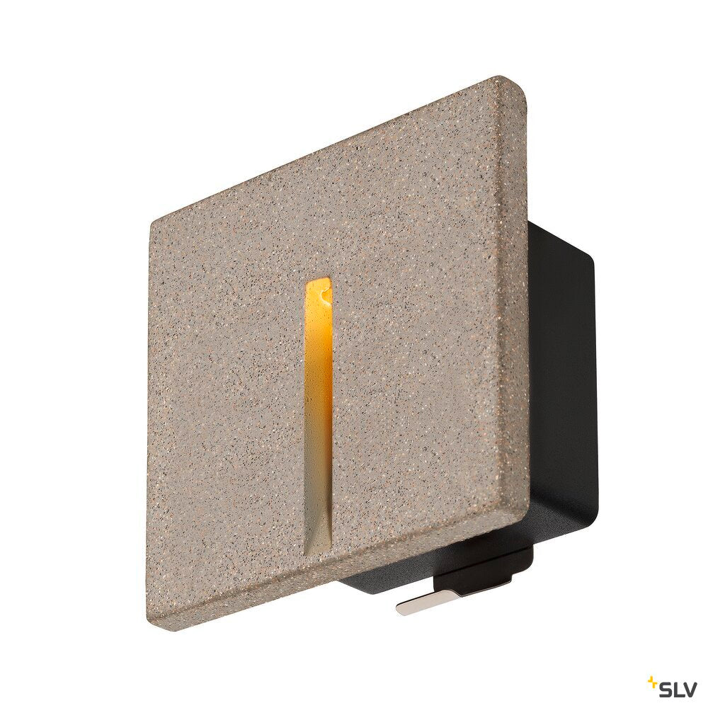 SLV CONCRETO EL, recessed wall light grey, 3.2W, 15lm, 3000K 1006407