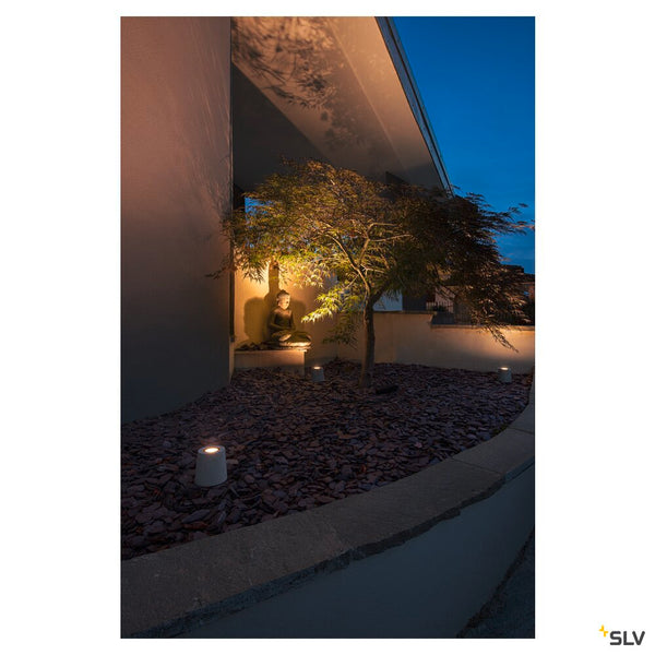 SLV CONCRETO FL, Free-standing lamp round GU10 grey 10W 1006408