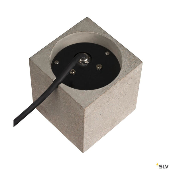 SLV CONCRETO FL, Free-standing lamp square GU10 grey 10W 1006409