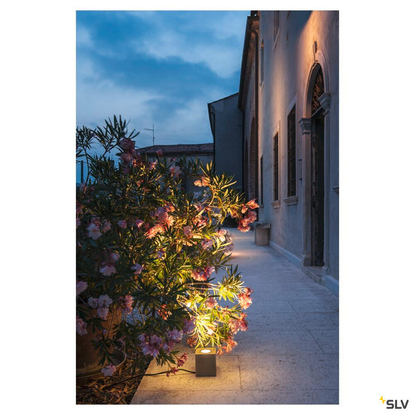SLV CONCRETO FL, Free-standing lamp square GU10 grey 10W 1006409