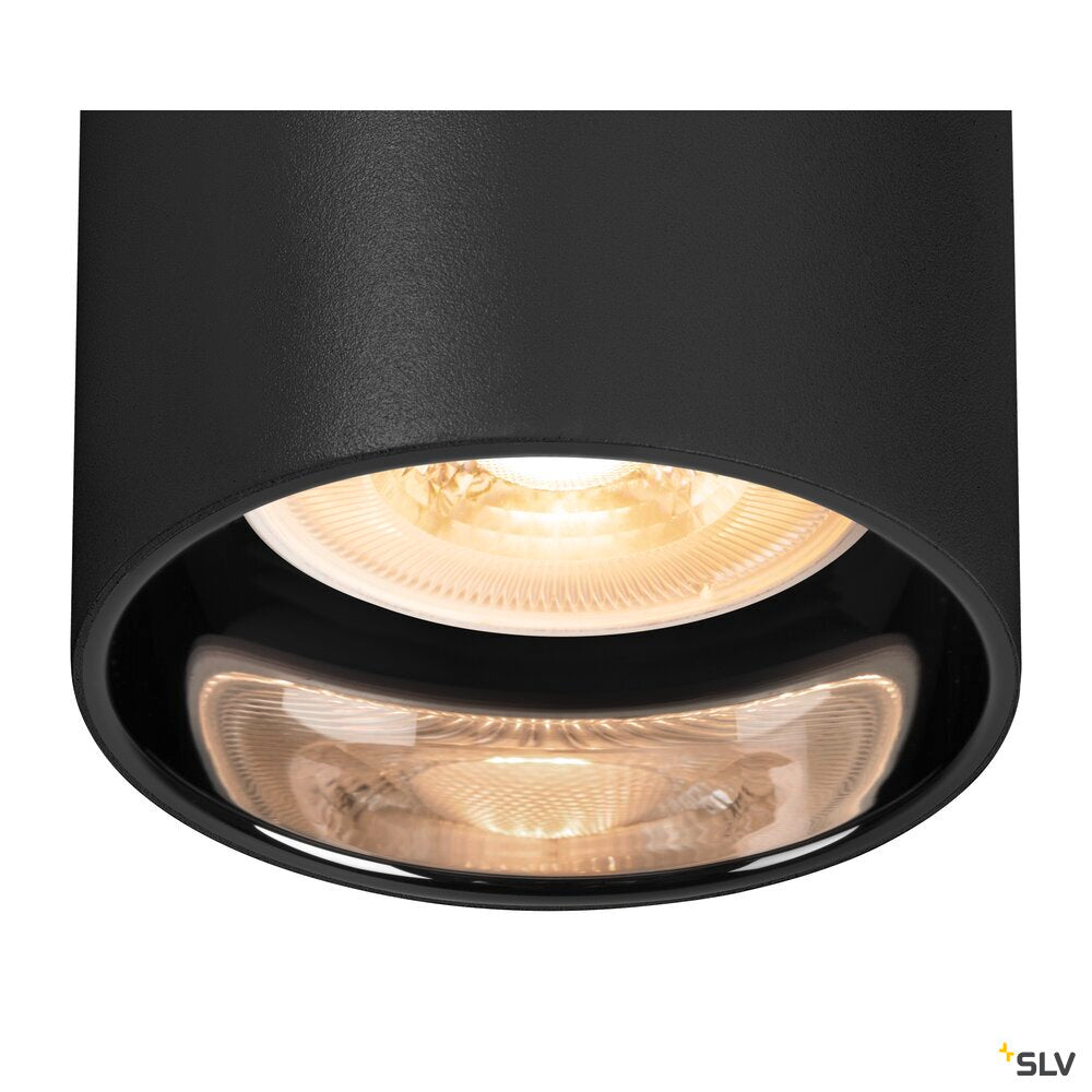 SLV ASTO TUBE, pendant light, GU10, pendant length 250 cm, max. 10W, black 1006431