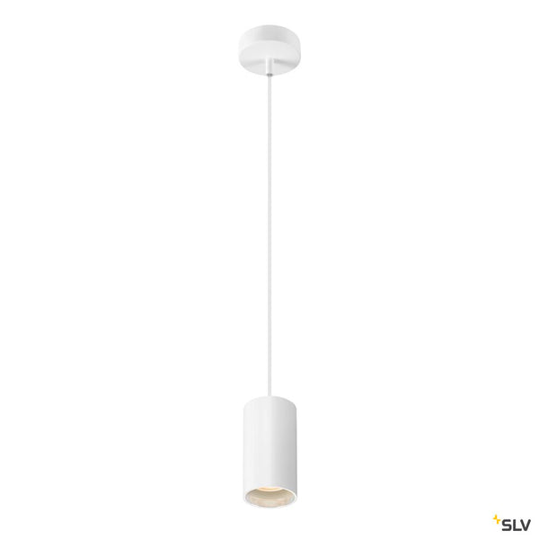 SLV ASTO TUBE, pendant light, GU10, pendant length 250 cm, max. 10W, white 1006432