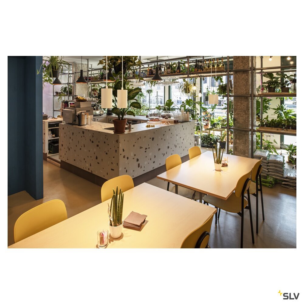 SLV ASTO TUBE, pendant light, GU10, pendant length 250 cm, max. 2x10W, white 1006434