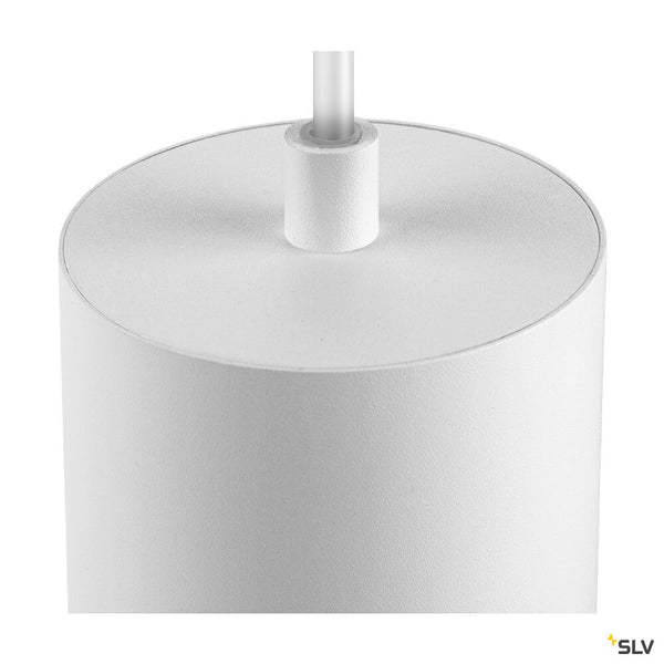 SLV ASTO TUBE, pendant light, GU10, pendant length 250 cm, max. 3x10W, white 1006436