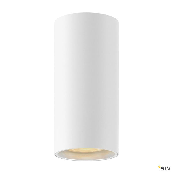 SLV ASTO TUBE, ceiling-mounted light, cylindrical, max. 1x10W, white 1006440