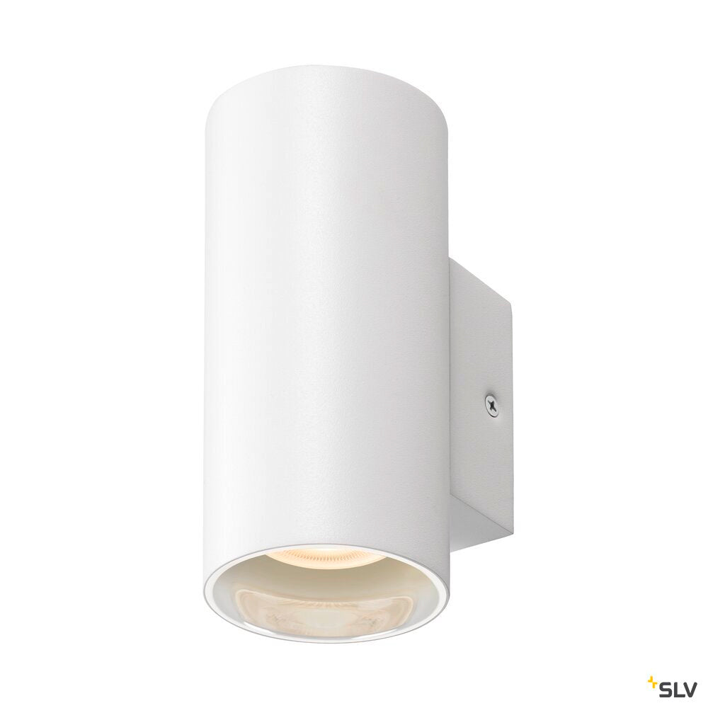 SLV ASTO TUBE, wall-mounted light, cylindrical, max. 1x10W, white 1006442