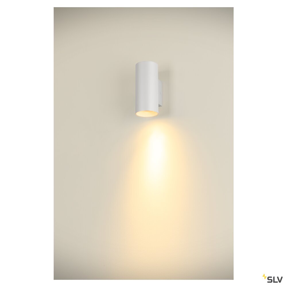 SLV ASTO TUBE, wall-mounted light, cylindrical, max. 1x10W, white 1006442