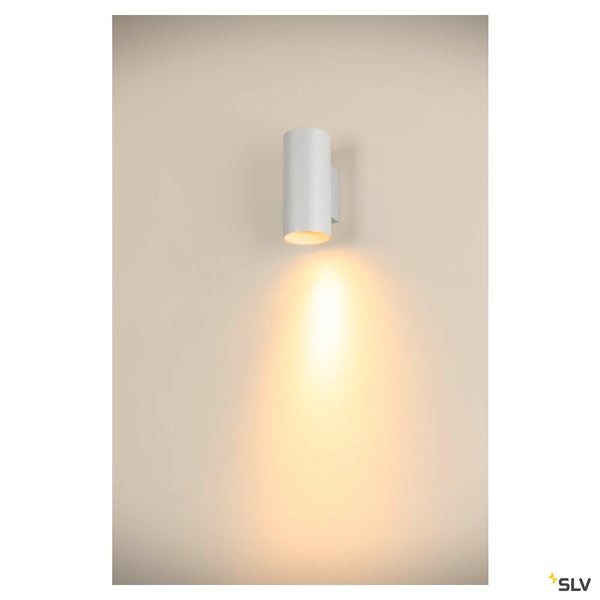 SLV ASTO TUBE, wall-mounted light, cylindrical, max. 1x10W, white 1006442