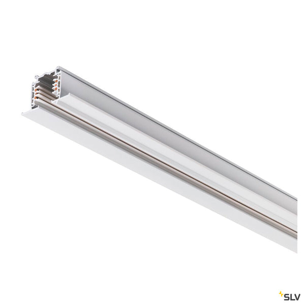 SLV S-TRACK 3-phase mounting track, high-voltage track, 1m, white, DALI 1006512