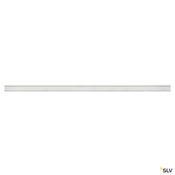 SLV S-TRACK 3-phase mounting track, high-voltage track, 2m, white, DALI 1006514
