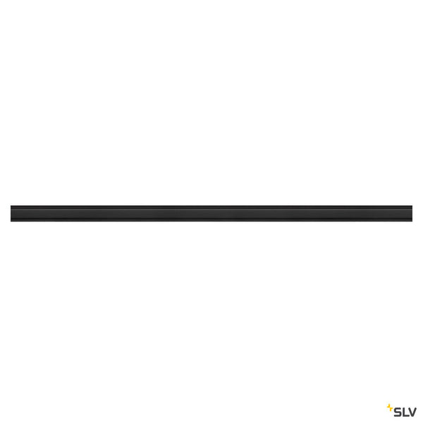 SLV S-TRACK 3-phase mounting track, high-voltage track, 4m, black, DALI 1006517