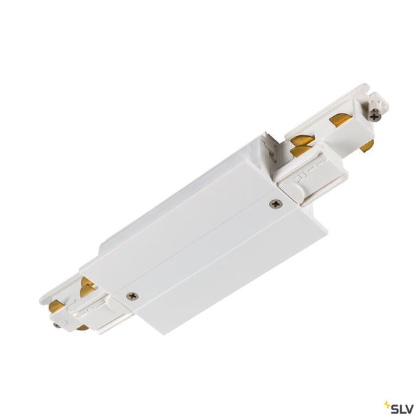 SLV Longitudinal connector, for S-TRACK 3-phase mounting track, white, DALI 1006538