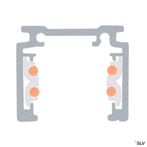 SLV 2m surface mounting track, 48V TRACK, white, DALI 1006544