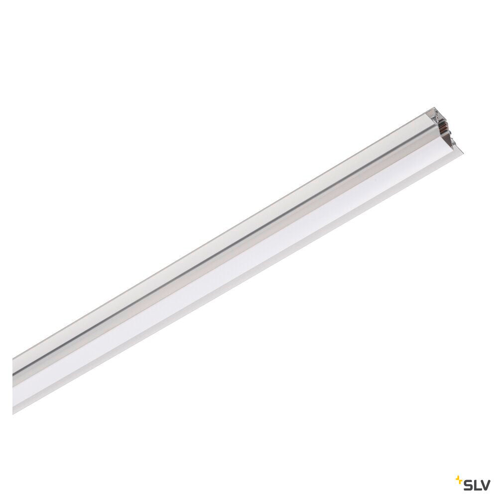 SLV 48V TRACK, track cover, 26mm, for mounting track deep and mounting track, 2 m, white 1007189