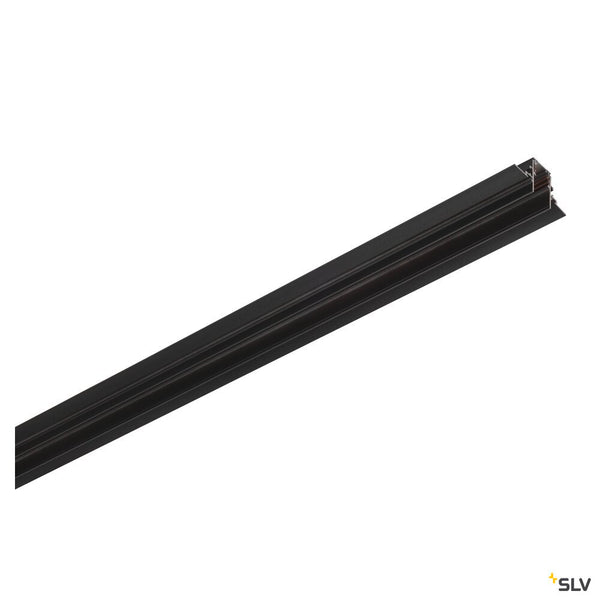 SLV 4m recessed mounting track, 48V TRACK, black, DALI 1006563