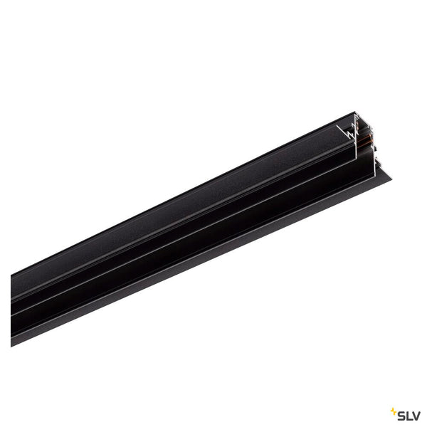 SLV 4m recessed mounting track, 48V TRACK, black, DALI 1006563