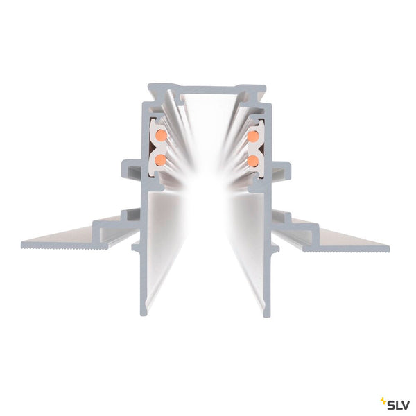 SLV 4m recessed mounting track, 48V TRACK, white, DALI 1006564