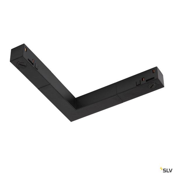 SLV L-connector electric, 48V TRACK, black, DALI 1006571